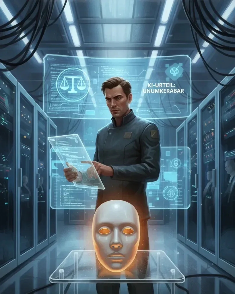 Die weiße Maske des Ersatzrichters cover image