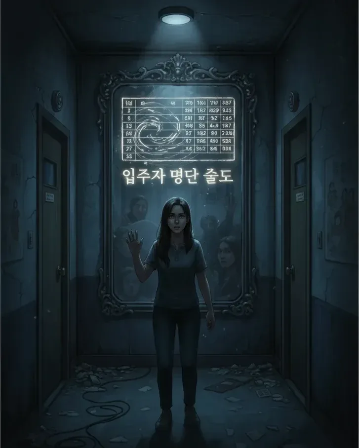 电梯镜中的撤离顺序